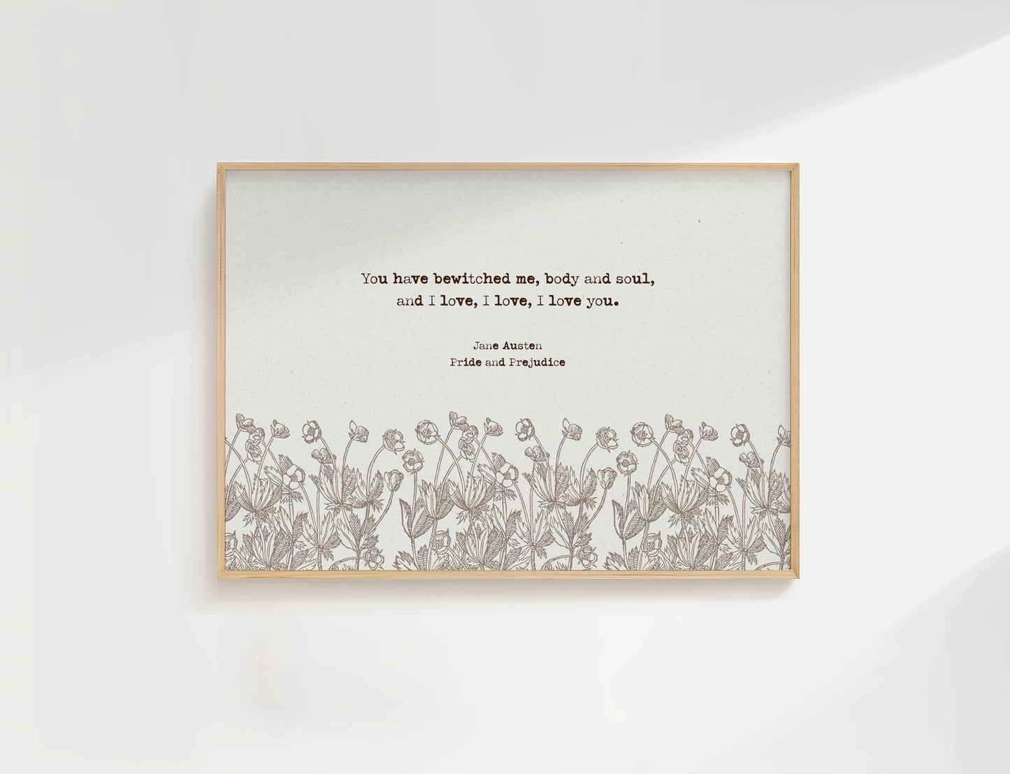 Jane Austen – You Have Bewitched Me | Botanical Art - Reflourish Collective