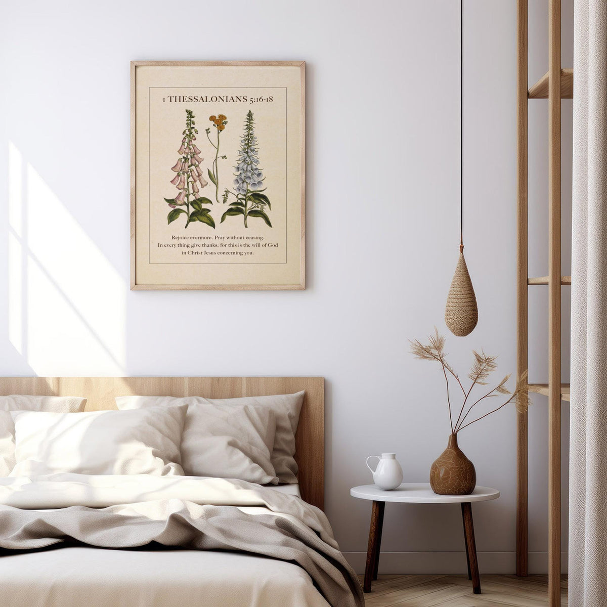 1 Thessalonians 5:16 - 18 – Rejoice Always | Botanical Art - Reflourish Collective