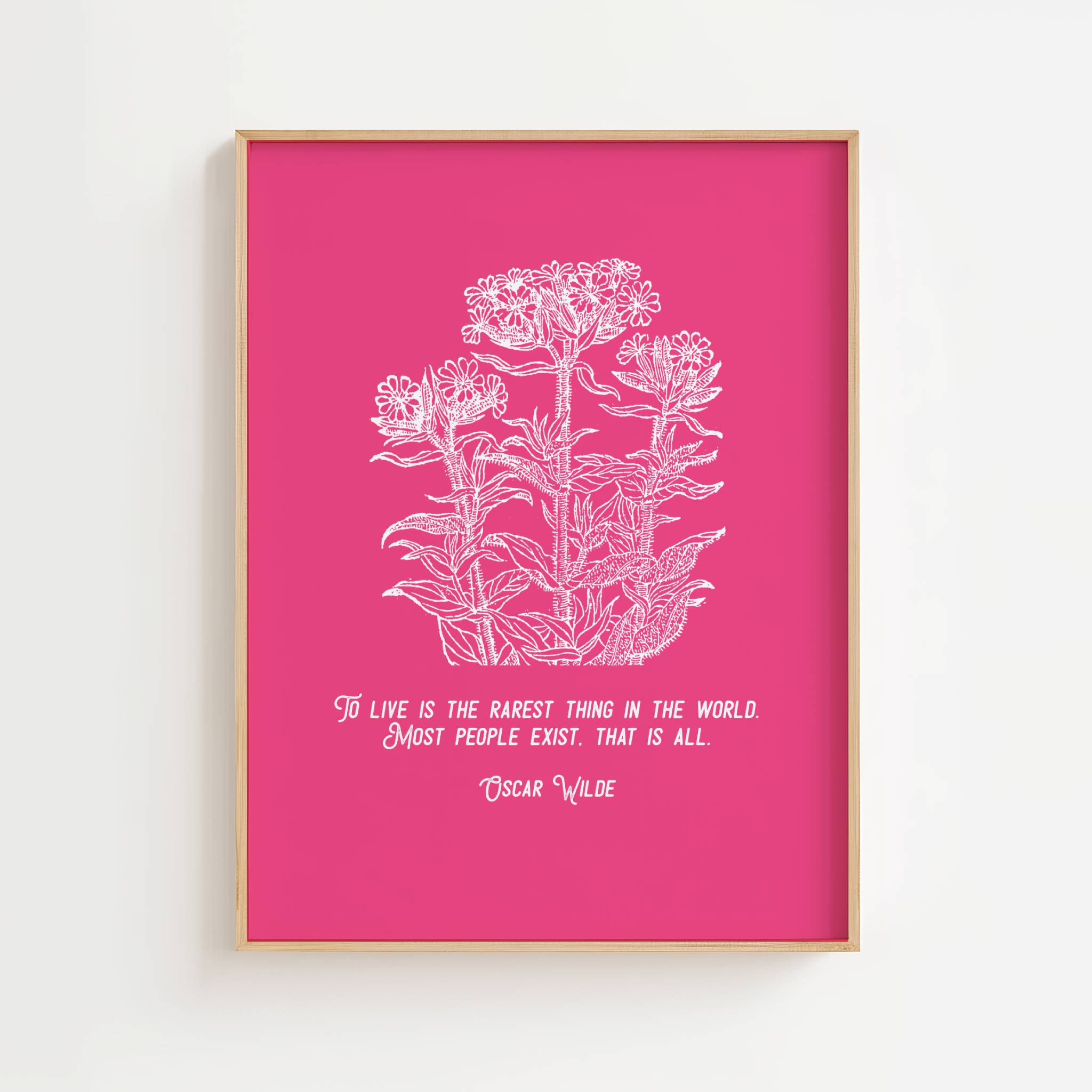 Custom Botanical Print – Personalized Quote Wall Art | Classic Collection