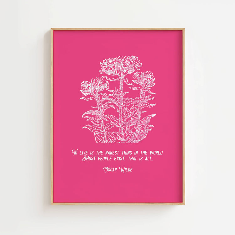 Custom Botanical Wall Art Print – Your Quote or Verse
