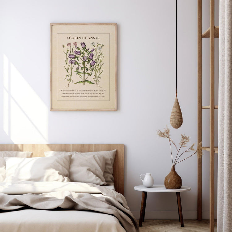 2 Corinthians 1:4 – Comfort in Affliction | Botanical Art - Reflourish Collective