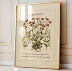 2 Timothy 1:7 – Spirit of Power | Floral Botanical Art - Reflourish Collective