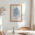 1 Thessalonians 5:17 – Pray Without Ceasing Botanical Scripture Print