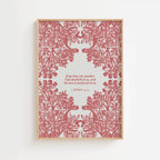 1 John 4:12 Love One Another Botanical Print