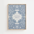 Colossians 4:2 – Vintage Botanical Scripture Print