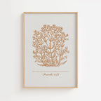 Proverbs 4:23 – Vintage Botanical Scripture Print