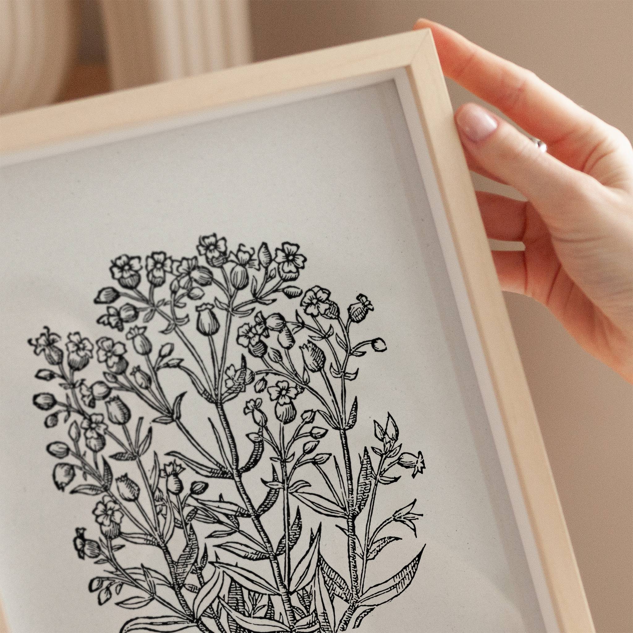 Proverbs 4:23 – Vintage Botanical Scripture Print