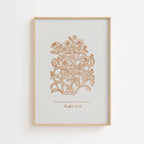 Esther 4:14 – Vintage Botanical Scripture Print