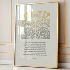 W.B. Yeats – Tread Softly on My Dreams | Botanical Art - Reflourish Collective