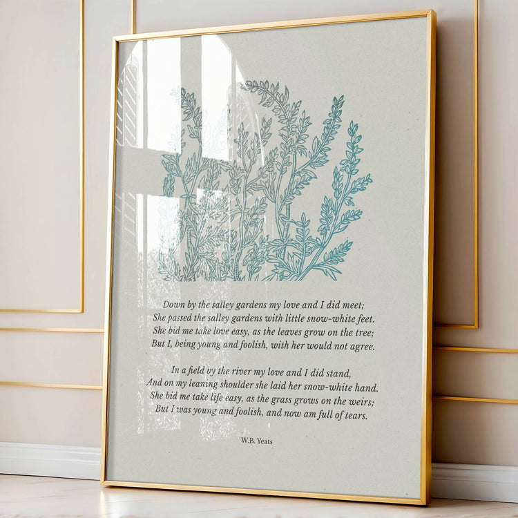 W.B. Yeats – Down by the Salley Gardens | Botanical Art - Reflourish Collective