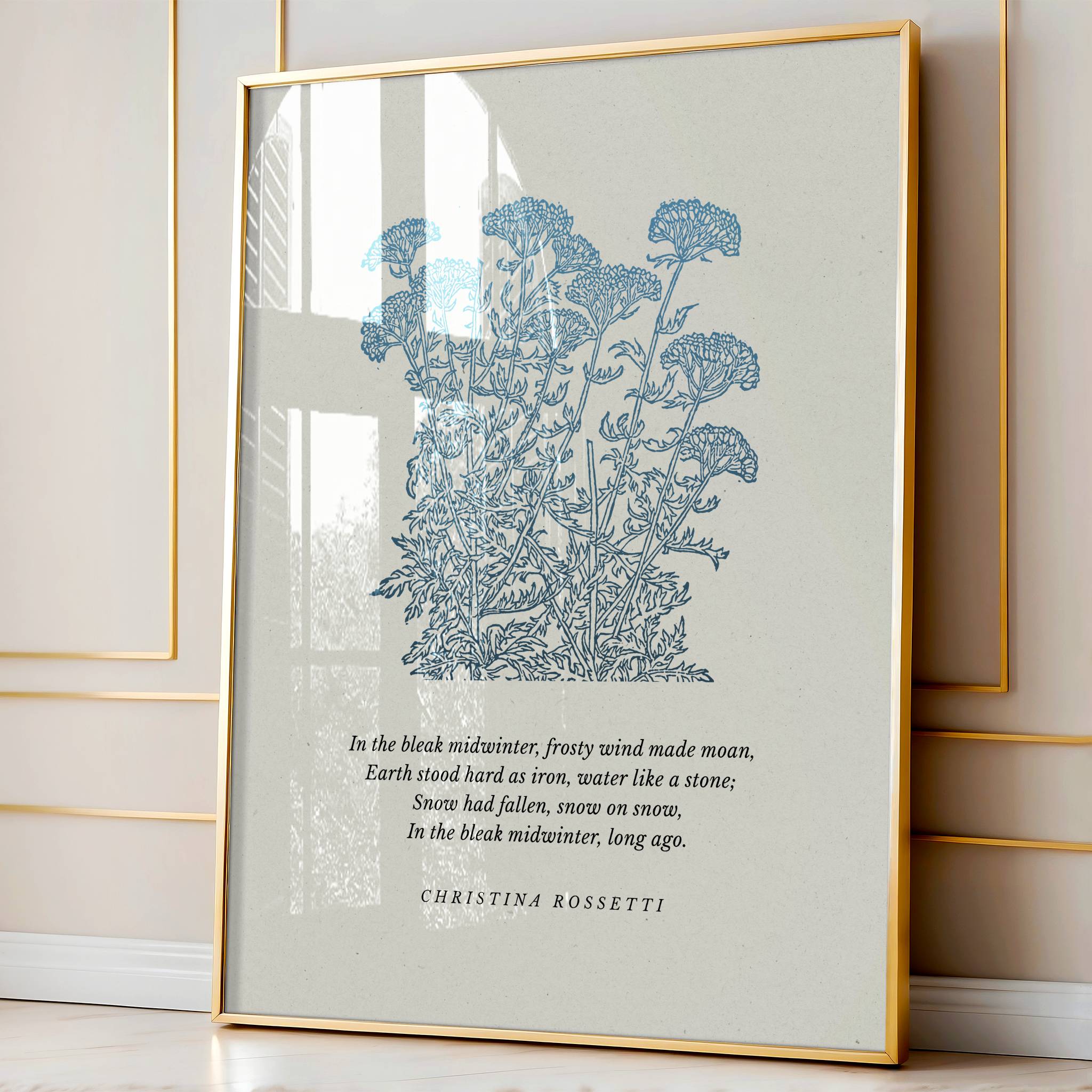 In the Bleak Midwinter – Christina Rossetti | Botanical Art - Reflourish Collective