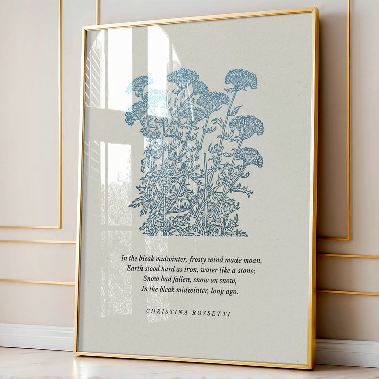 In the Bleak Midwinter – Christina Rossetti | Botanical Art - Reflourish Collective