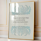 W.B. Yeats – The World Is Full of Magic Things | Botanical Art - Reflourish Collective