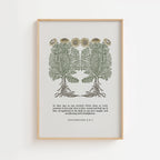 Colossians 2:6–7 – Botanical Scripture Print