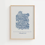 Proverbs 3:15 – More Precious Than Rubies Botanical Scripture Print
