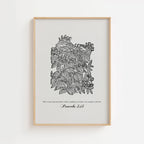Proverbs 3:15 – More Precious Than Rubies Botanical Scripture Print