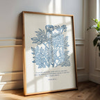 Psalm 61:2 – When My Heart is Overwhelmed | Botanical Art - Reflourish Collective