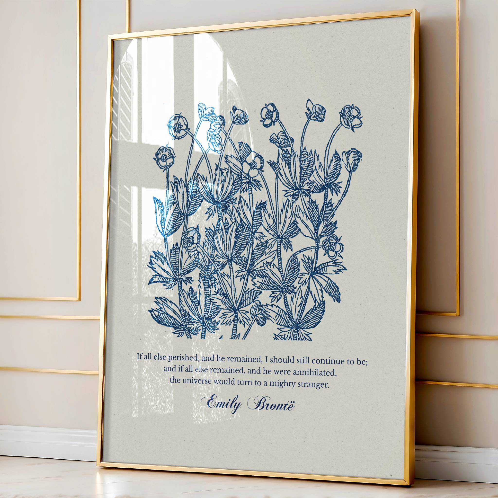 Emily Brontë – If All Else Perished | Botanical Art - Reflourish Collective
