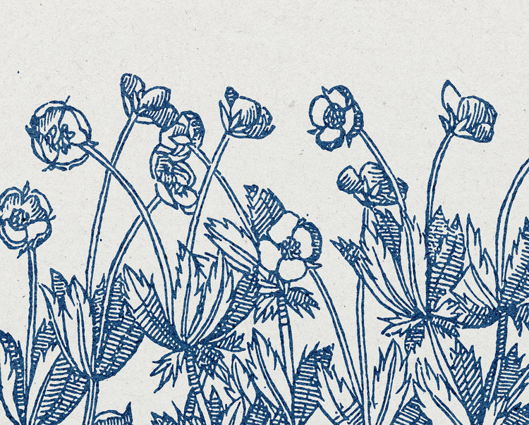 Emily Brontë – If All Else Perished Floral Quote Print