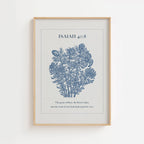 Isaiah 40:8 – The Word of God Botanical Scripture Print