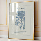 Psalm 139:8 Scripture Wall Art - Up to the Heavens Sunflower Print - Reflourish Collective