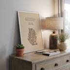 Emily Brontë – Wuthering Heights Botanical Quote Print