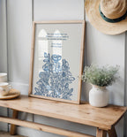 Emily Brontë – Wuthering Heights Botanical Quote Print