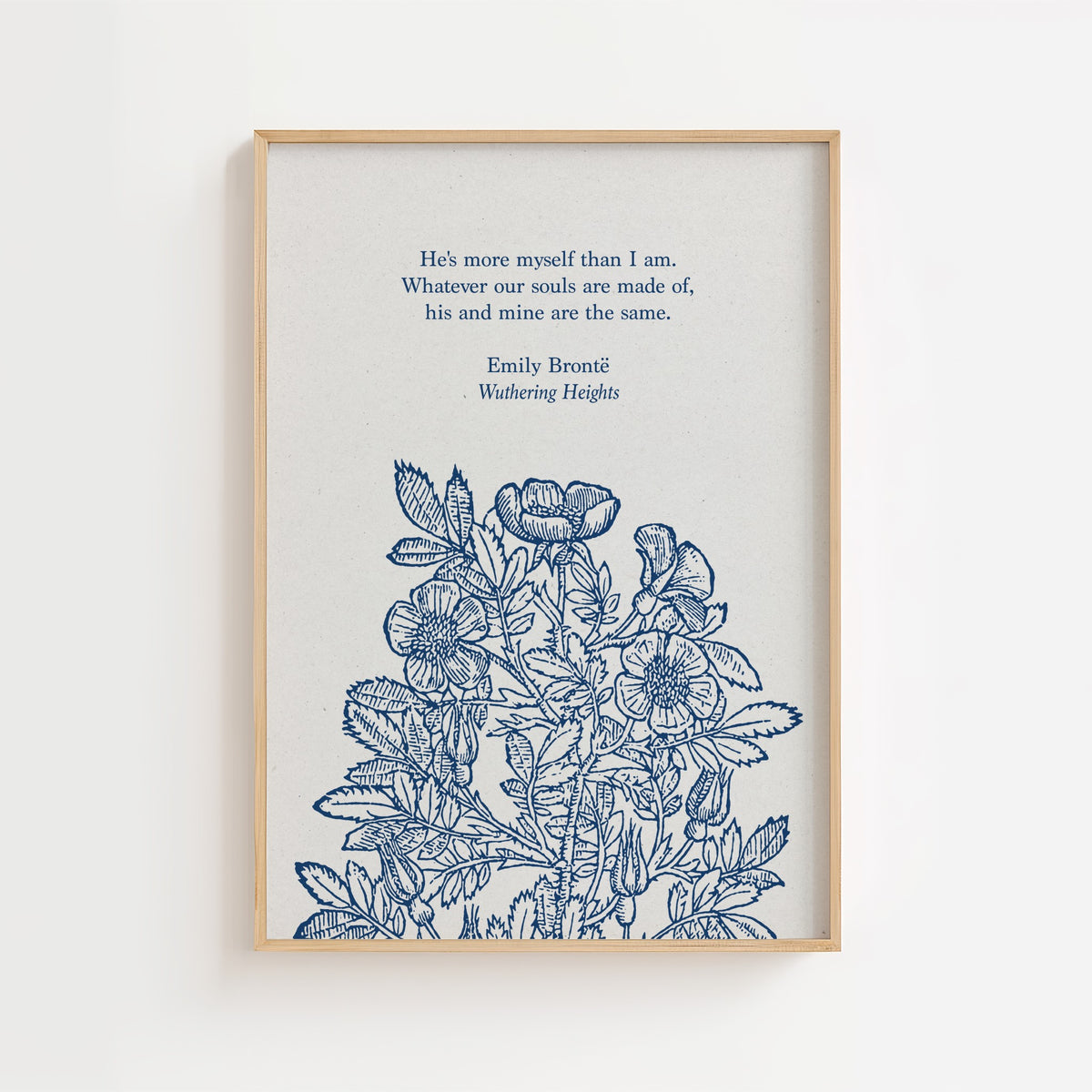 Emily Brontë Wuthering Heights Printable Wall Art