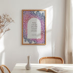 Christian Scripture Wall Art - Psalm 116:15 Vintage Botanical Print (Digital Download) - Reflourish Collective