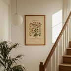 2 Timothy 1:7 Scripture Botanical Wall Art Print
