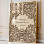 2 Peter 3:18 - Grow in Grace | Botanical Art - Reflourish Collective