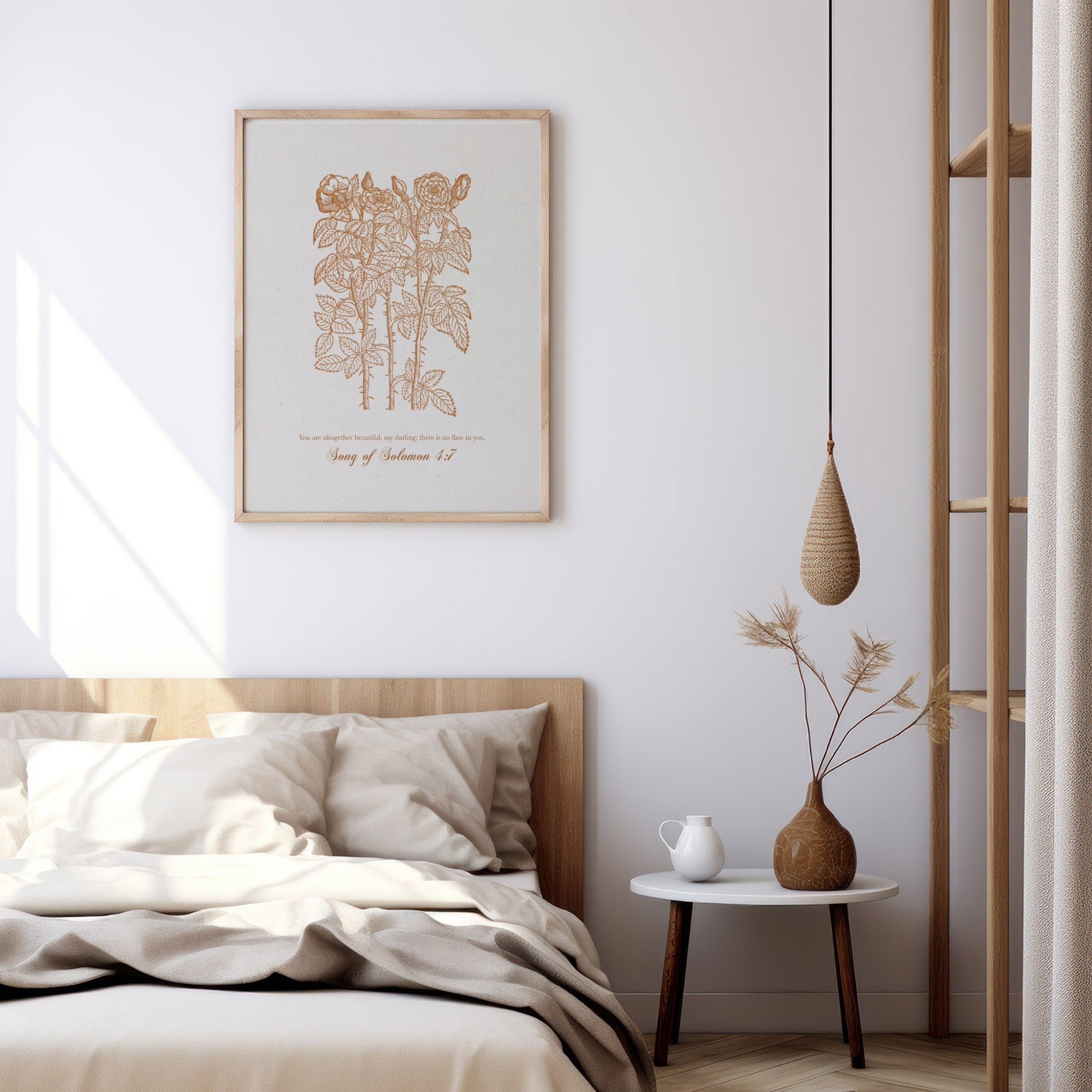 Song of Solomon 4:7 – Altogether Beautiful | Botanical Art - Reflourish Collective