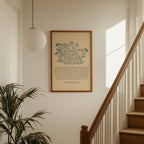 Rainer Maria Rilke Quote Print: Vintage Floral Botanical Art (Digital Download)