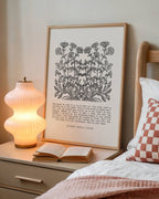 Rainer Maria Rilke – Vintage Botanical Poetry Quote Print