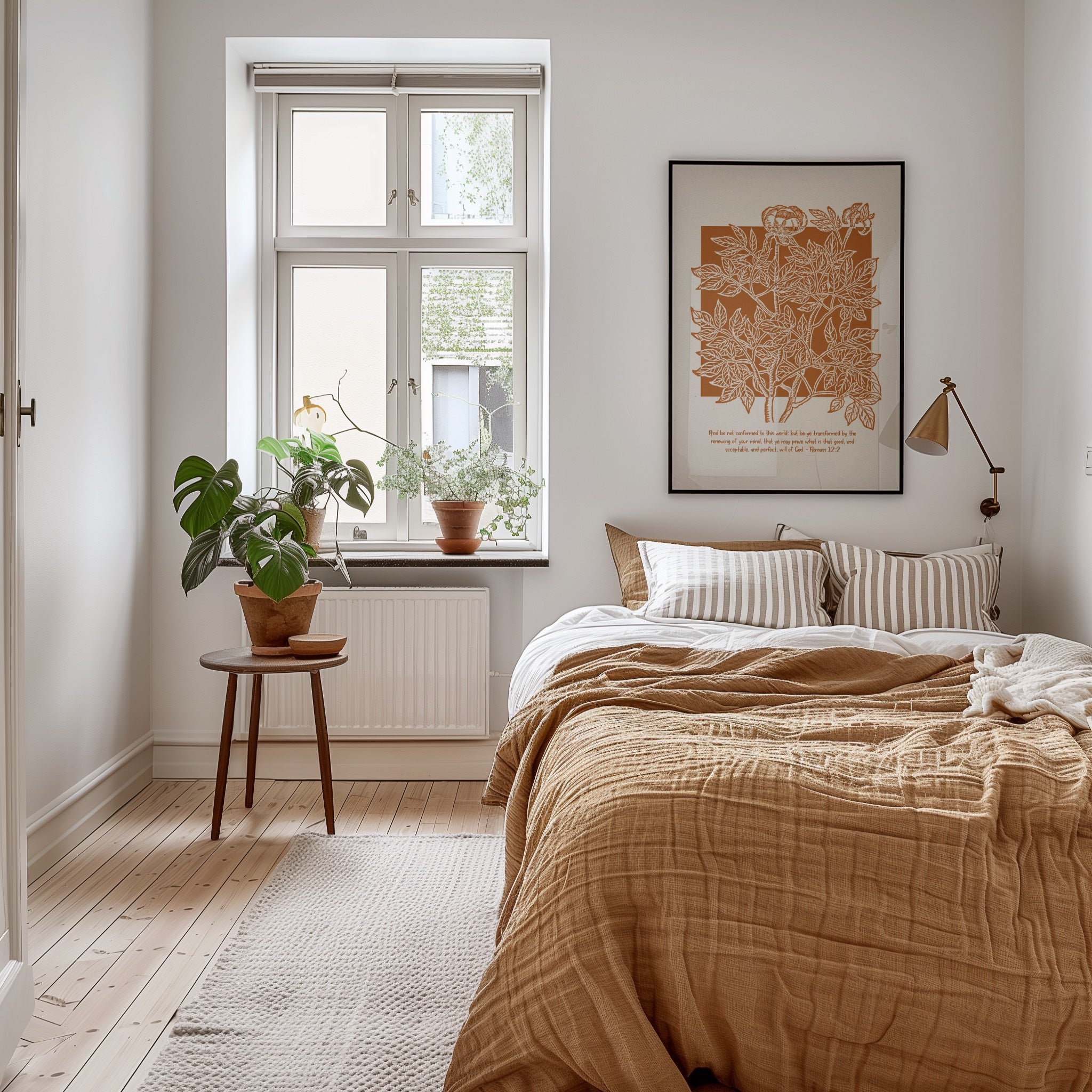 Romans 12:2 – Renewing Your Mind | Botanical Art Printable