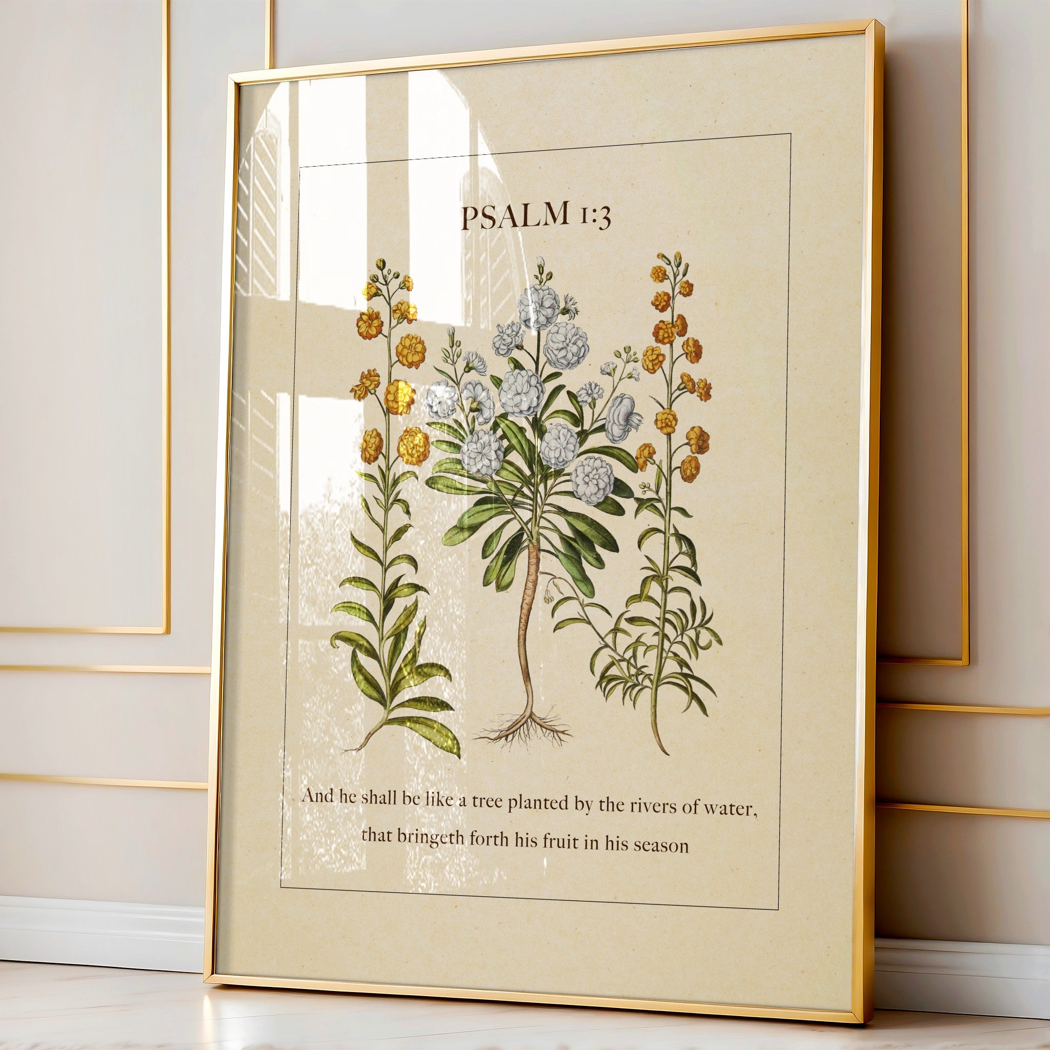 Psalm 1:3 – Like a Tree Planted by Water | Botanical Art - Reflourish Collective