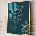 Corinthians 16:14 – Do All in Love | Handlettered Art - Reflourish Collective