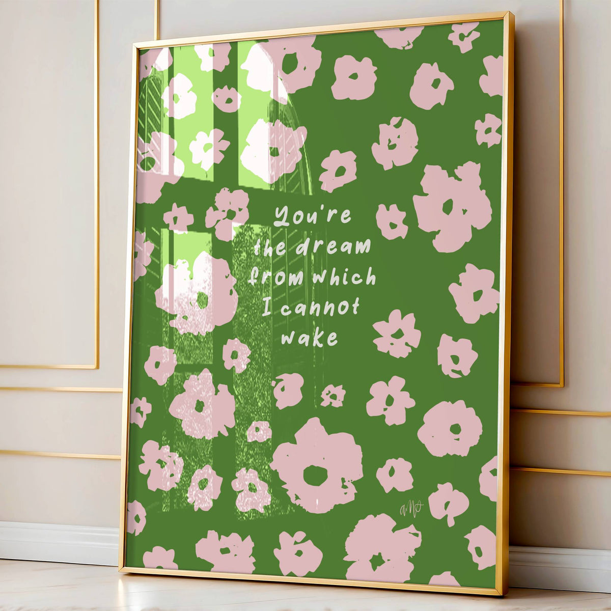 You're The Dream – Floral Illustration Print