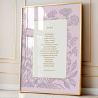 1 Corinthians 13:4-8 - Love Is Patient Bible Verse Print