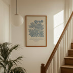 Psalm 61:2 – Vintage Botanical Scripture Print
