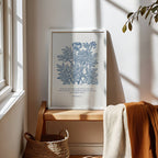 Psalm 61:2 – Vintage Botanical Scripture Print