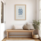 Psalm 23:6 Scripture Wall Art - Dwell in House of the Lord Botanical Print - Reflourish Collective