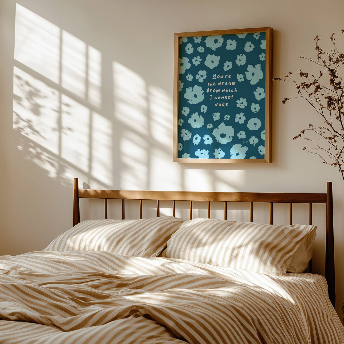 You're The Dream – Floral Illustration Print