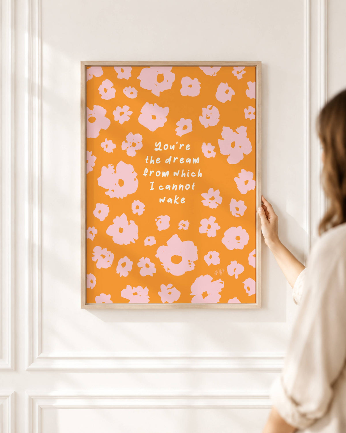 You're The Dream – Floral Illustration Print