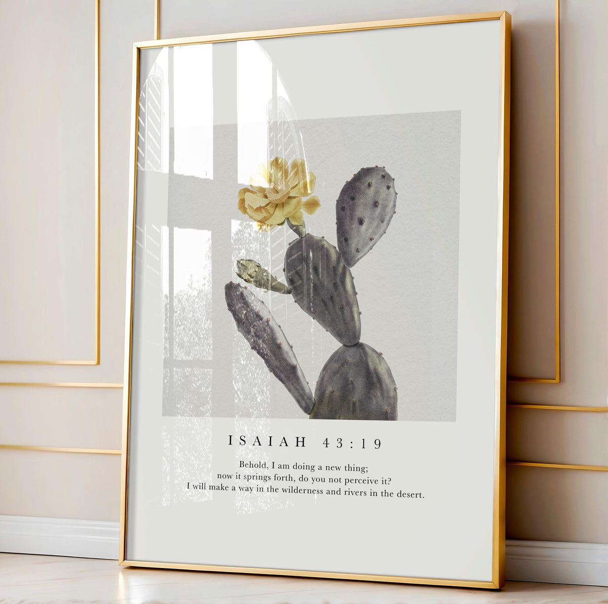 Isaiah 43:19 - I Am Doing a New Thing | Botanical Art - Reflourish Collective