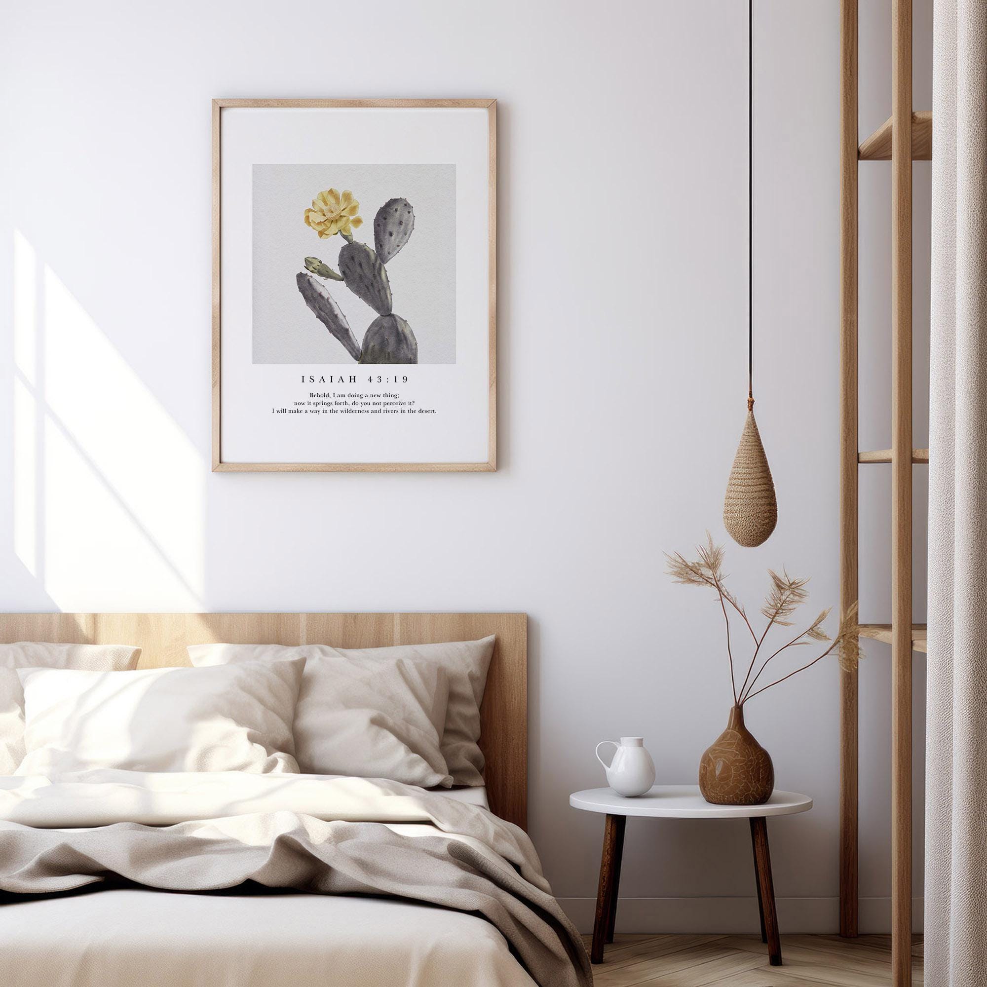 Isaiah 43:19 - I Am Doing a New Thing | Botanical Art - Reflourish Collective