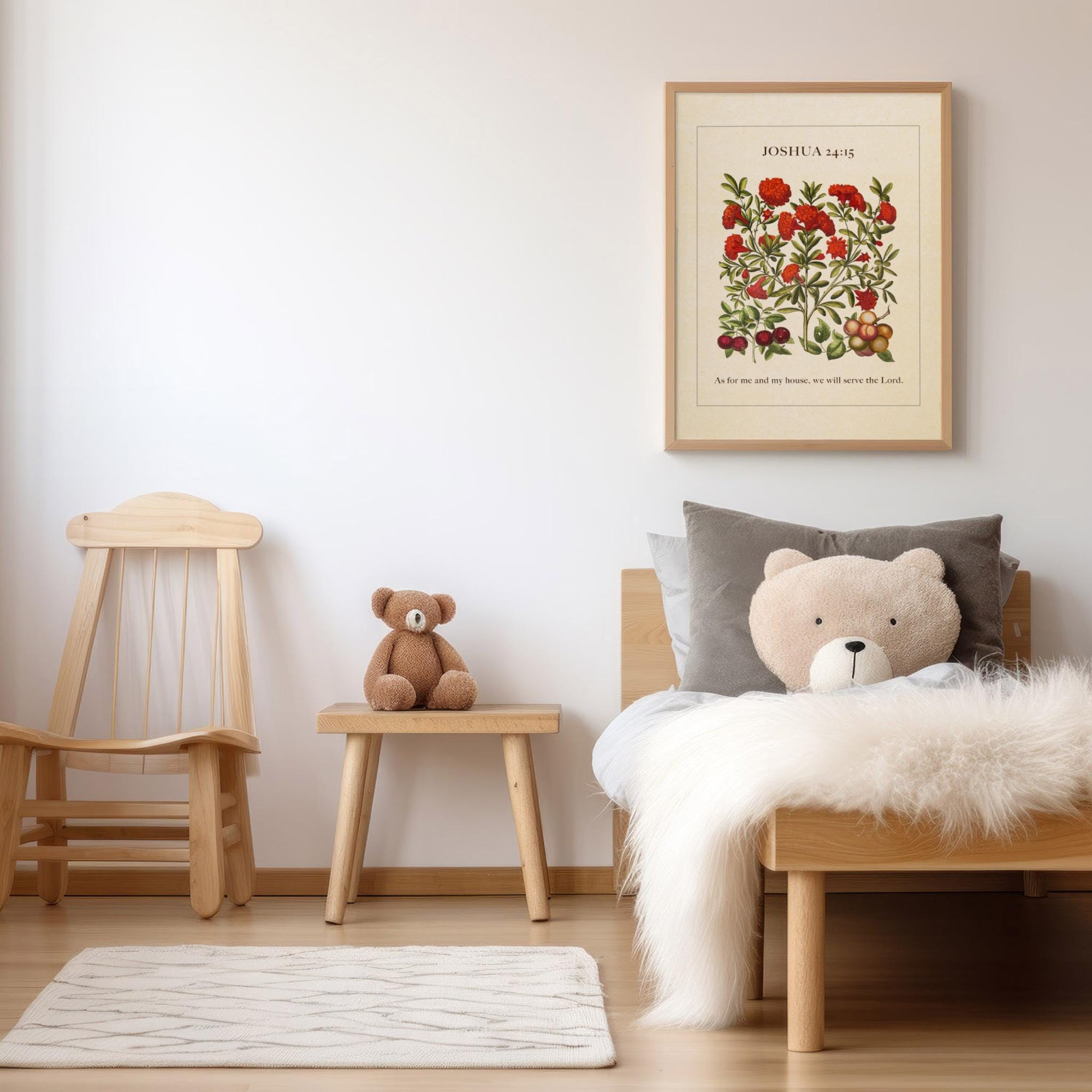 Joshua 24:15 – As for Me and My House | Botanical Art - Reflourish Collective