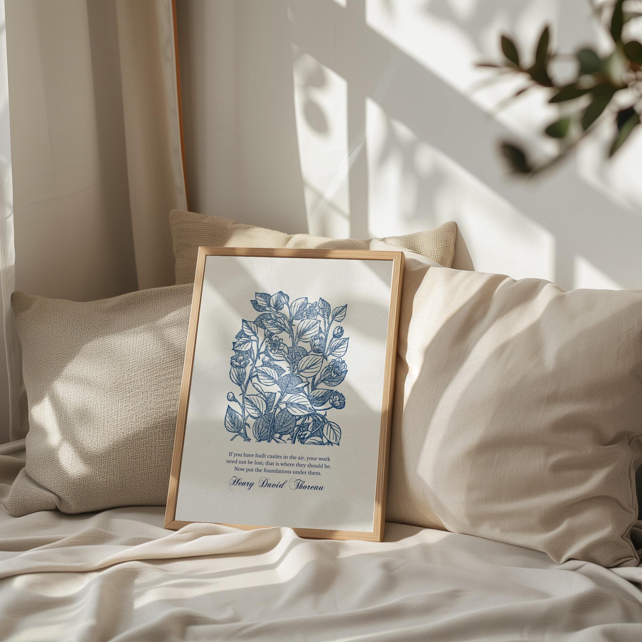 Henry David Thoreau – Castles in the Air | Botanical Art - Reflourish Collective