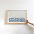 Isaiah 54:10 - Steadfast Love | Botanical Art - Reflourish Collective