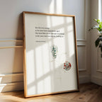 Virginia Woolf - She Felt Very Young | Botanical Art - Reflourish Collective